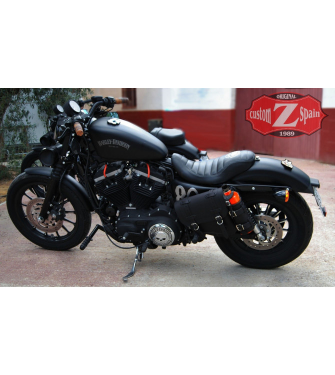 Motorcycle Silver Drink Bottle Holder for Harley-Davidson Sportster XLH 1200 883 