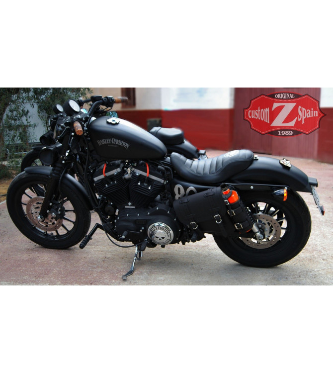 Sacoche pour Sportster 883/1200 mod, HERCULES Basic - avec porte-bouteilles - spécifie