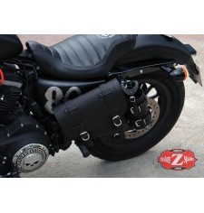 Saddlebag for Sportster 883/1200 mod, HERCULES Basic - with bottle holders - specifies