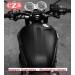 Cravatta - Pannello serbatoio per Triumph Bonneville T120 mod, ORION - Nero con incisione Vintage - Specifico