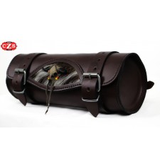 Custom Celtic Tool bag Elfenbein Schädel Bull - 29 cm x 11 Ø -