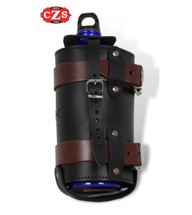 Portabottiglie - Nero/Marrone -