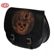 Alforja Lateral mod, SPARTA - Skull Hat - Negro - UNIVERSAL