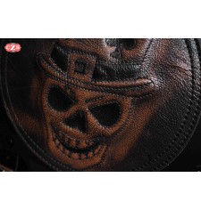 Alforja Lateral mod, SPARTA - Skull Hat - Negro - UNIVERSAL