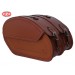 Rigid Saddlebags mod, SAHARA Basic - Light Brown - UNIVERSAL