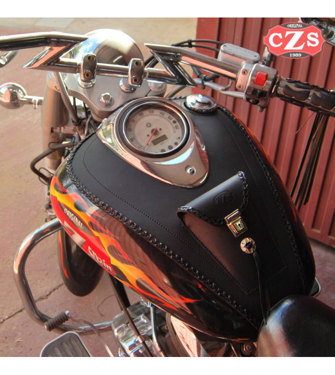 Corbata - Panel de depósito con bolsillo para Yamaha Drag-Star 1100 mod, ITALICO Celtic