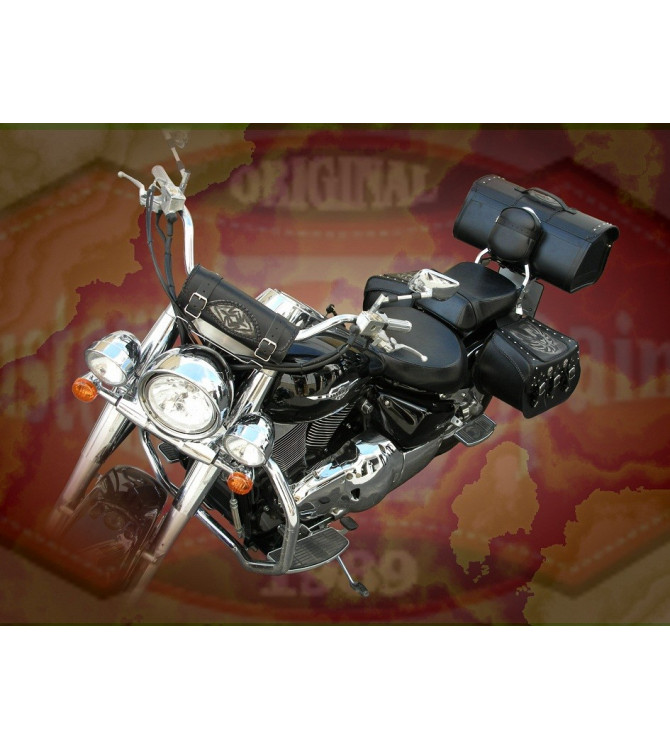 Baúl Custom Rigido DOSCAS Aguila Alas Clasico 