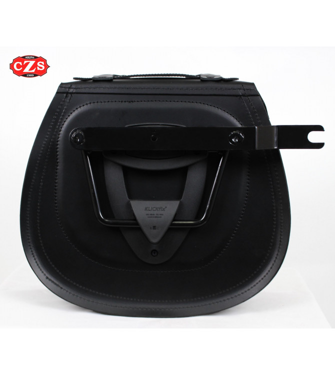 Satteltaschen-Set für Kawasaki W800 Mod, STORM Basic - Mit abnehmbarem Klickfix-System - Spezifisch