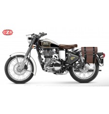 Satteltasche für Royal Enfield Classic 500 mod, CENTURION MOKA Anpassungsfähig - LINKS