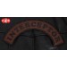 Patch en cuir gaufré mod, Interceptor - Brun -