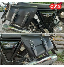 Saddlebags for Royal Enfield Interceptor GT 650 mod, TIFON Basic - Adaptables