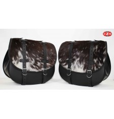 Sacoches pour Kawasaki W800 mod, BANDO SAUVAGE Basique Spécifique - Poil de Chèvre -