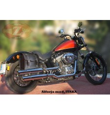 Alforja para Harley Davidson Softail Black Line mod, ITAKA