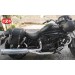 Saddlebag for Hyosung Aquila Pro mod, CENTURION - Black/Moka - RIGHT -