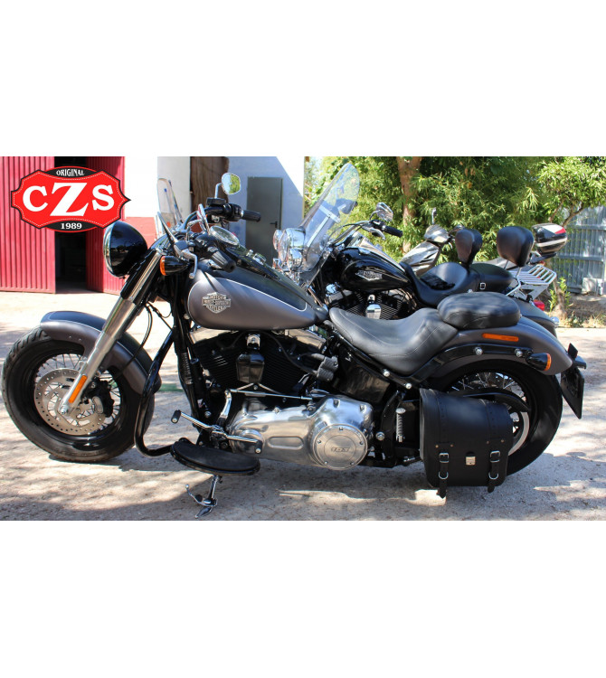 Alforja para  Softail Street Bob Harley Davidson mod, NÁPOLES  Adaptable - Izquierda