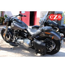 Alforja para  Softail Street Bob Harley Davidson mod, NÁPOLES  Adaptable - Izquierda