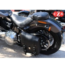 Sacoche pour Softail Street Bob Harley Davidson mod, NÁPOLES Adaptable  - Gauche