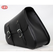 Satteltaschen zum Kippen für Sportster 883/1200 mod, LEGION Spezifische - Old-Rat Braun - LINKS