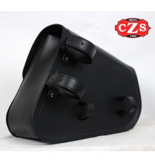 Alforja de basculante para Softail - Harley Davidson - mod, LEGION - Negro