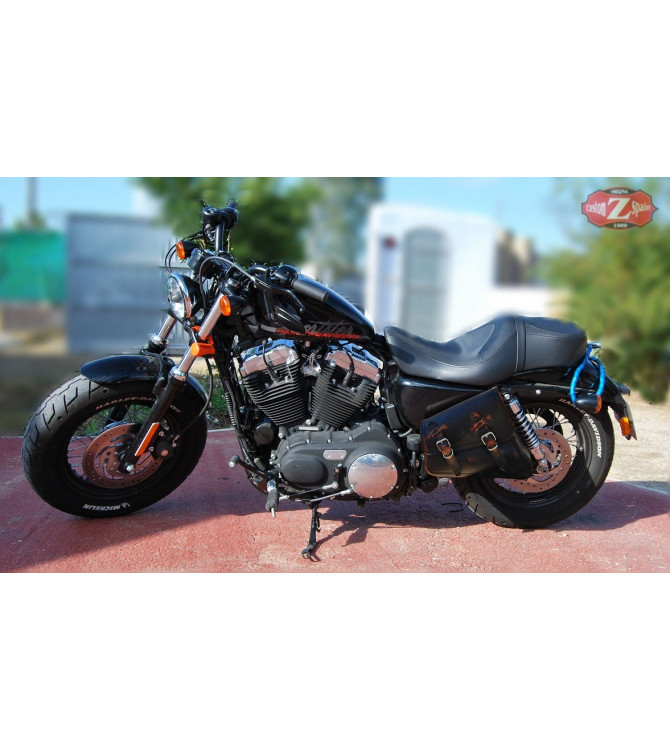 Alforja para basculante para Sportster Harley Davidson mod, LEGION Vintage