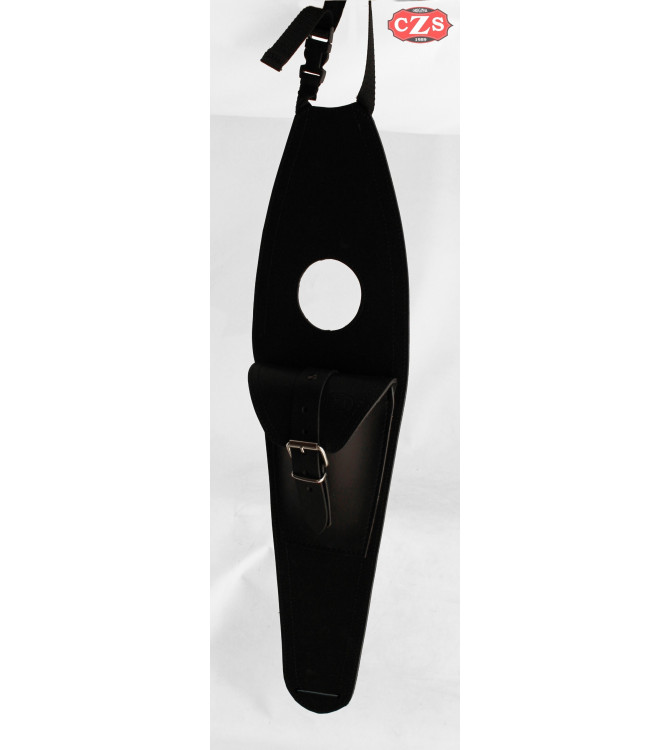 Panel de depósito con bolsillo para Brixton BX 125 mod, ORION negro