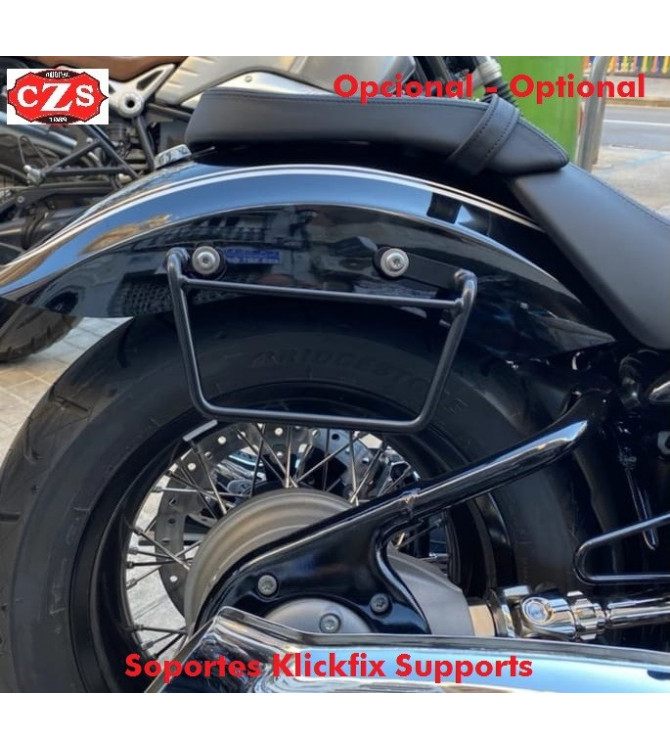 Rigid Saddlebags for BMW R18 mod, IBER - Basic -