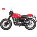 Sacoche pour motos classiques mod, MARBELLA style Cafe Racer - UNIVERSEL - Noir/Blanc