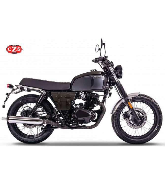 Saddlebag for Classic motorcycles mod, MARBELLA Cafe Racer style - UNIVERSAL - Old Rat