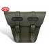 Saddlebag for Classic motorcycles mod, MARBELLA Cafe Racer style - UNIVERSAL - Military Green Platoon