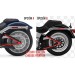 Alforja de basculante para Softail Harley Davidson mod, POLUX Básica Específica