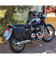 Sacoche pour Triumph Bonneville T100/T120 mod, BANDO Basique - Noir - Adaptable