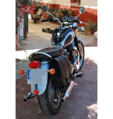 Alforja para Triumph Bonneville T100/T120 mod, BANDO  Básica - Negro - Adaptable