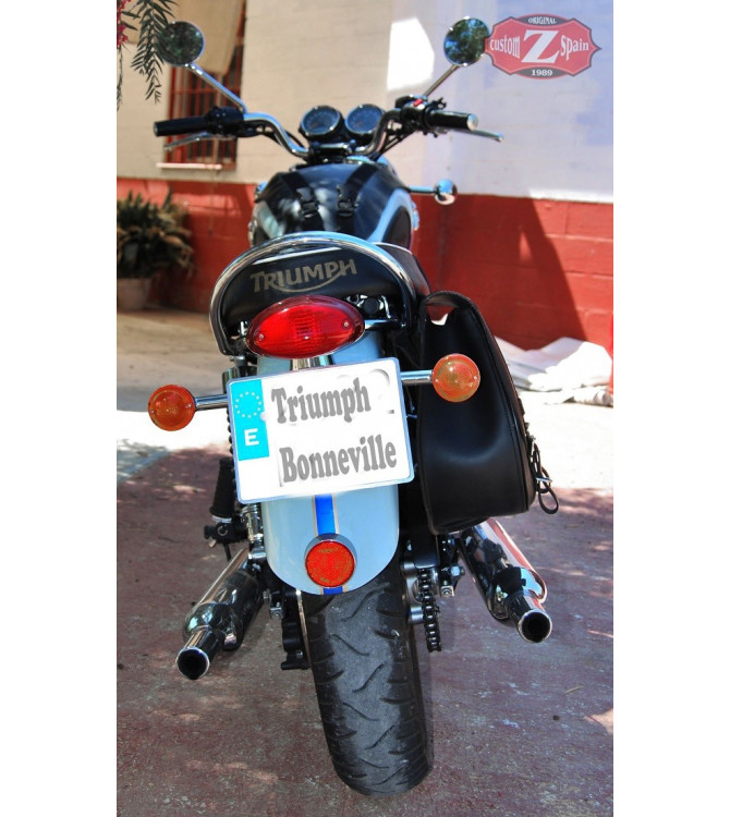 Sacoche pour Triumph Bonneville T100/T120 mod, BANDO Basique - Noir - Adaptable