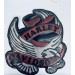 Parche Vintage Personalizado mod, HARLEY DAVIDSON - Águila - Gris -