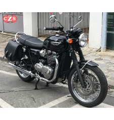 Satteltaschenset für W800 Kawasaki - Mit abnehmbarem KLICKFIX-System - Mod, Basic SCIPION