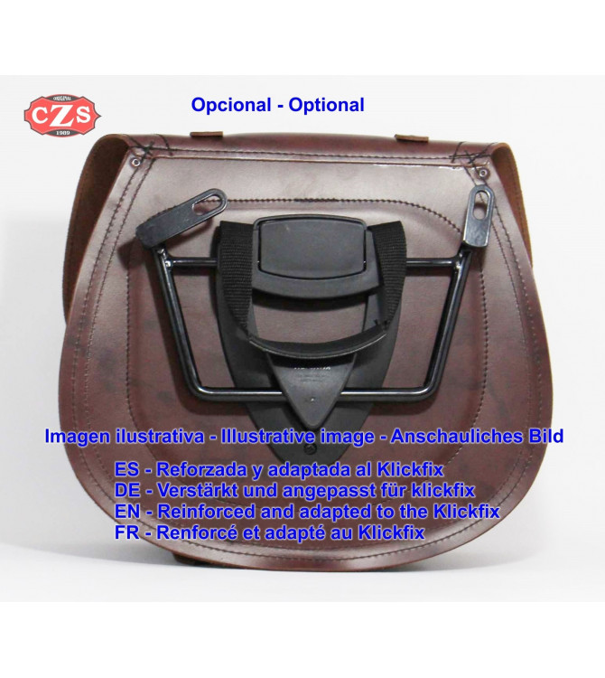 Jeu de sacoches  pour Indian Dark Horse mod, TRAJANO Basique Spécifique 