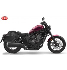 Rigid Saddlebags for Honda Rebel CMX 1100 mod, ECLIPSE - Basic - 