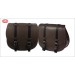 Set of saddlebags for Triumph Bonneville T100 mod, BANDO Basic Adaptable - Brown -