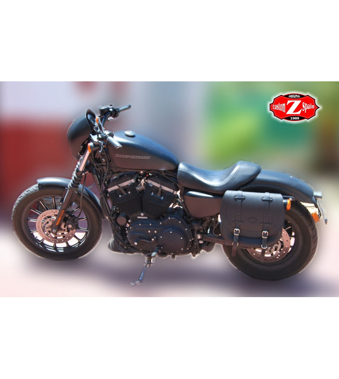 Alforja para Sportster Harley Davidson mod, BANDO Básica - Hueco amortiguador - IZQUIERDA