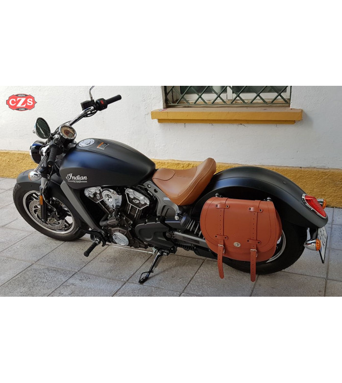 Lateral saddlebag mod, BANDO Basic UNIVERSAL - Leather -