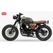 Alforja para Mutt Akita 125/250cc mod, MARBELLA estilo Cafe Racer - Marrón Claro