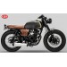 Alforja para Mutt Akita 125/250cc mod, MARBELLA estilo Cafe Racer - Marrón Claro