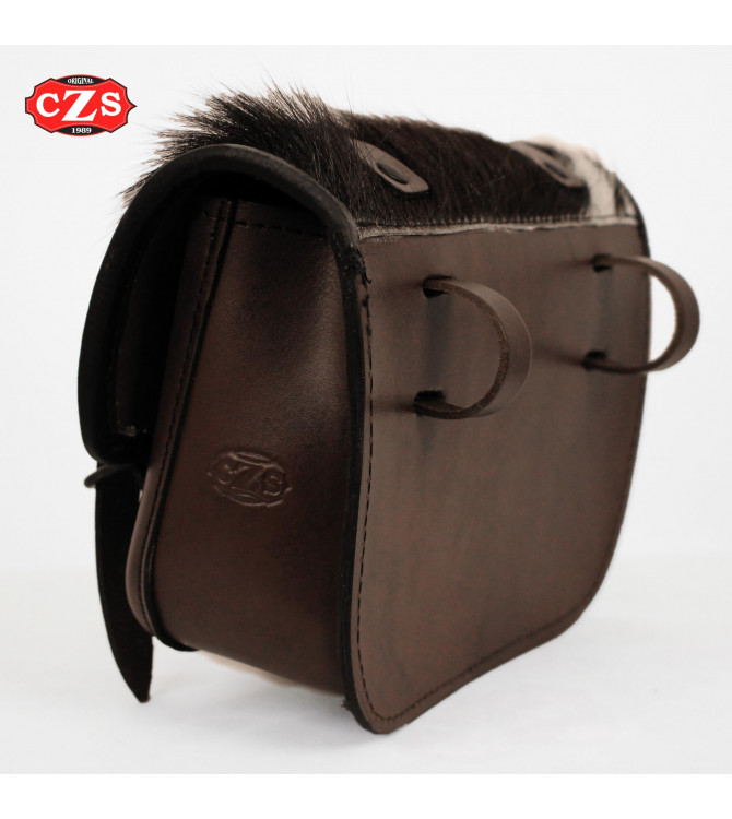 Lateral Saddlebag mod, CALYSTO - Brown - UNIVERSAL
