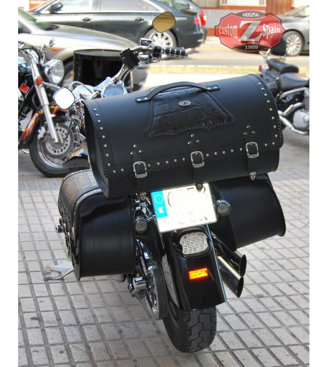 Baúl Custom Rigido DOSCAS Coco Negro Clasico 