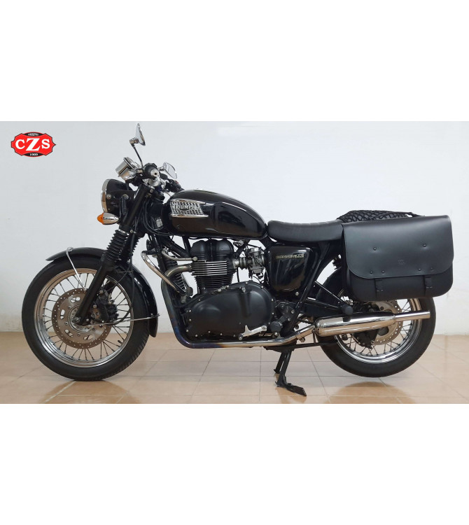 Juego de alforjas para Triumph Bonneville T100/T120 mod, MALETÓN - Básica 