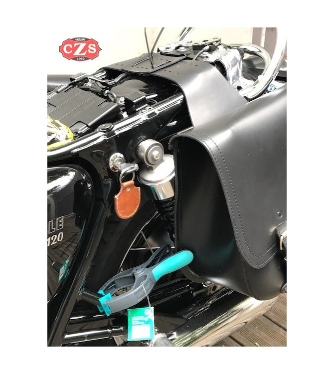 Juego de alforjas para Triumph Bonneville T100/T120 mod, MALETÓN - Básica 
