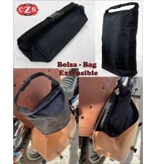 Side saddlebag mod, BANDO - UNIVERSAL - Black/Red - 