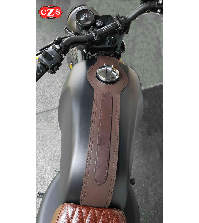 Attache de réservoir pour Mutt Akita 125 mod, ORION Old Rat "Bib Tank"