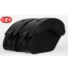 Rigid Saddlebags for Honda Rebel CMX 1100 mod, ECLIPSE - Gotika - 