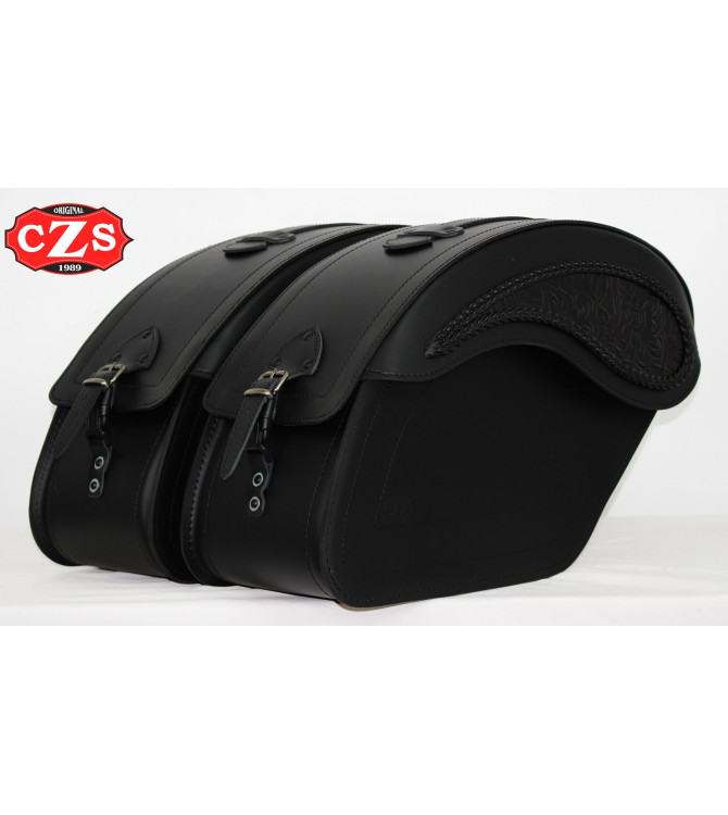 Alforjas Rígidas para Honda Rebel CMX  300-500 mod, ECLIPSE - Gotika - 